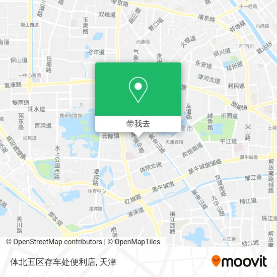体北五区存车处便利店地图