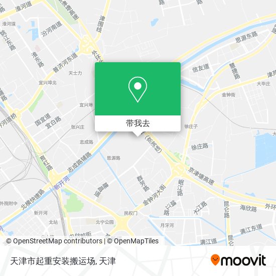 天津市起重安装搬运场地图