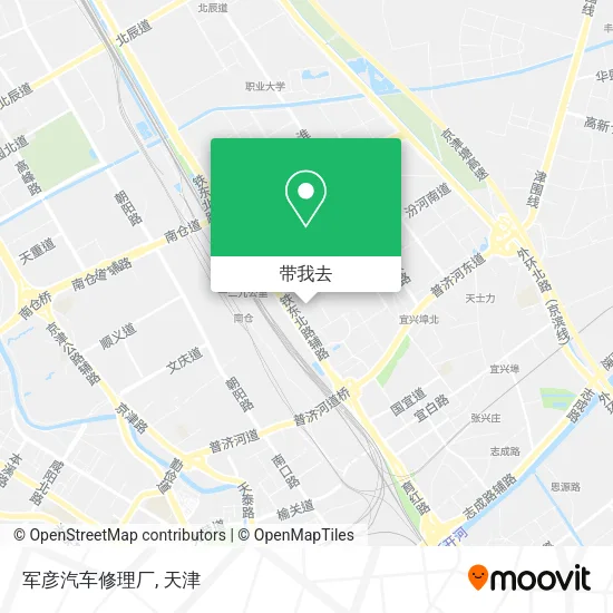 军彦汽车修理厂地图