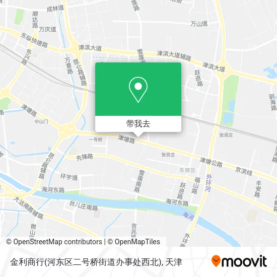 金利商行(河东区二号桥街道办事处西北)地图