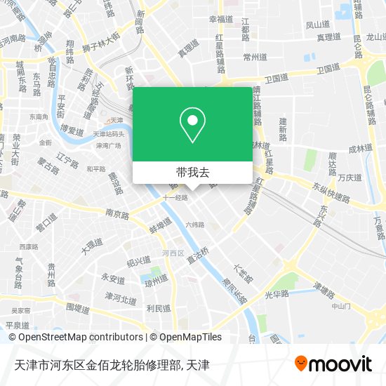 天津市河东区金佰龙轮胎修理部地图