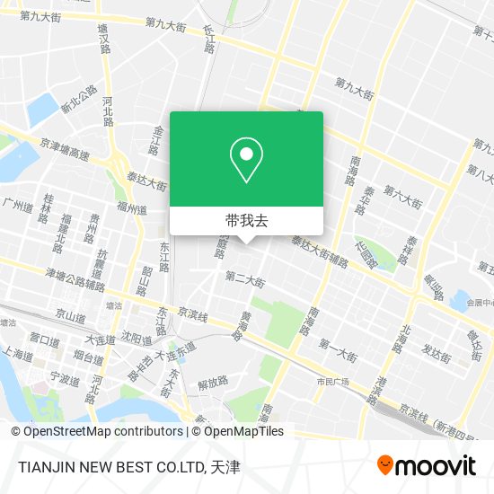 TIANJIN NEW BEST CO.LTD地图