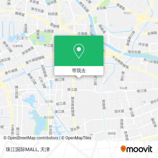 珠江国际MALL地图