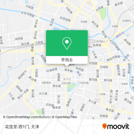 花莲里-西1门地图