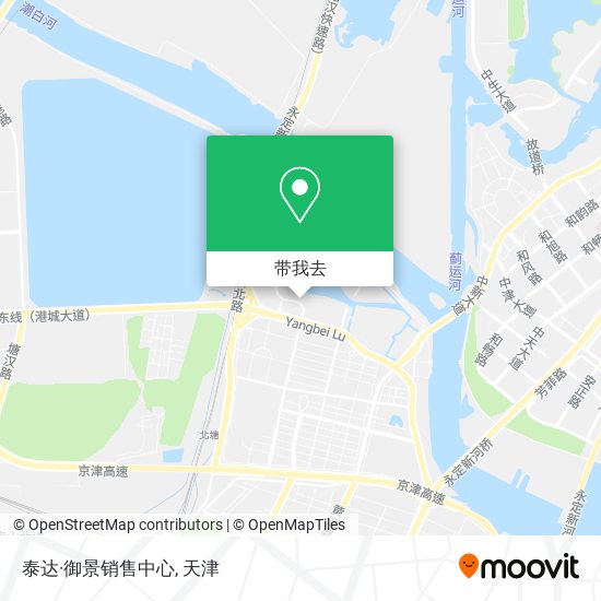 泰达·御景销售中心地图