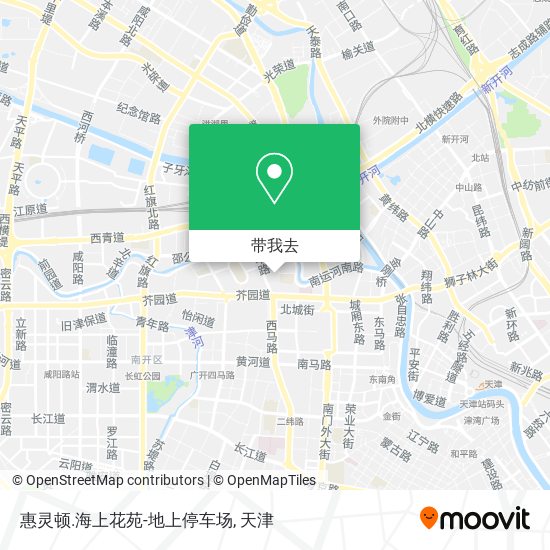 惠灵顿.海上花苑-地上停车场地图