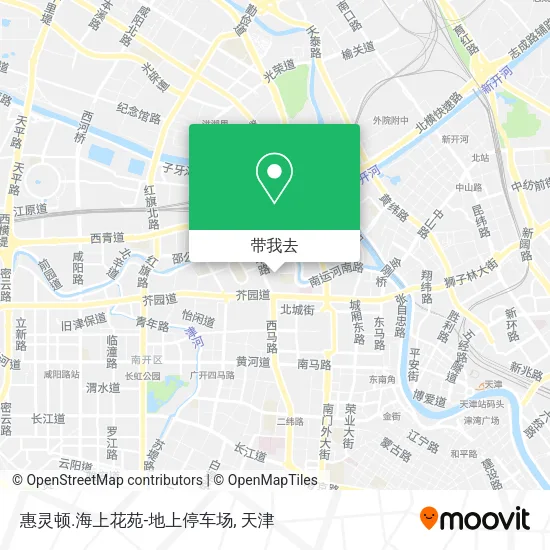 惠灵顿.海上花苑-地上停车场地图