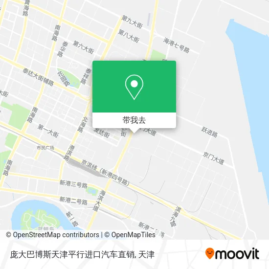 庞大巴博斯天津平行进口汽车直销地图
