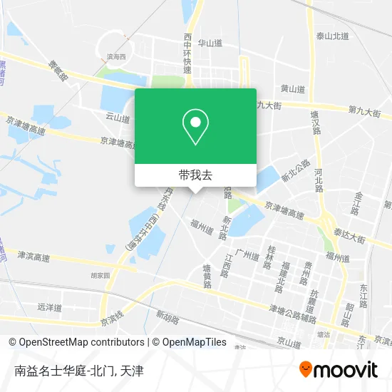 南益名士华庭-北门地图