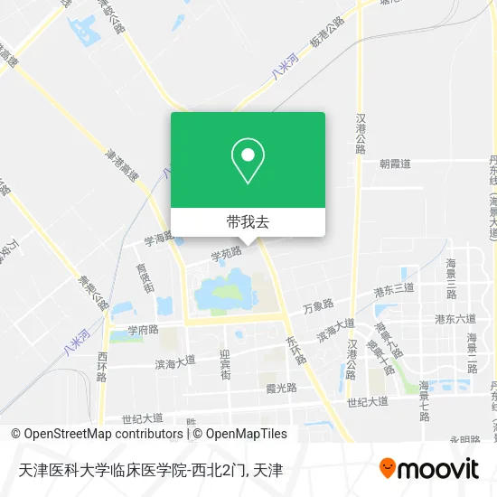 天津医科大学临床医学院-西北2门地图