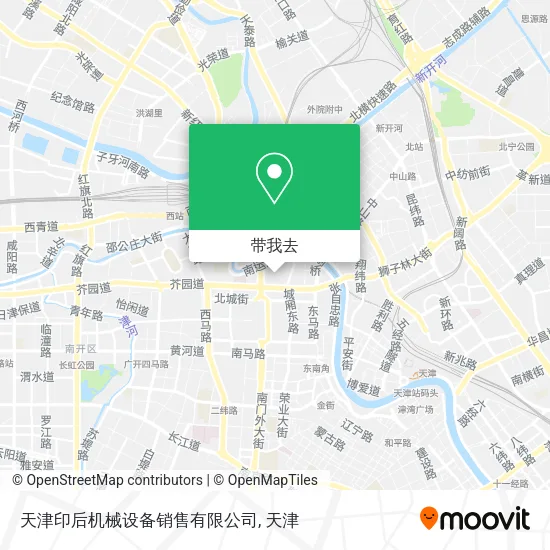 天津印后机械设备销售有限公司地图