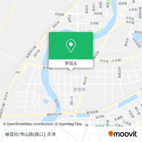 栖霞街/华山路(路口)地图