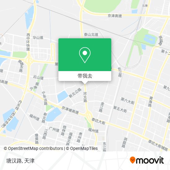 塘汉路地图