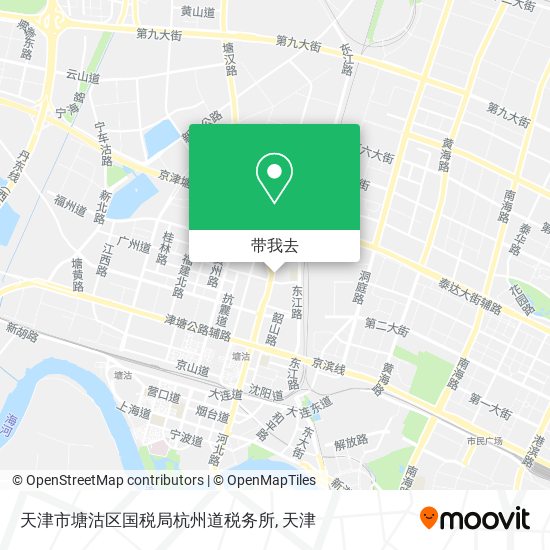 天津市塘沽区国税局杭州道税务所地图