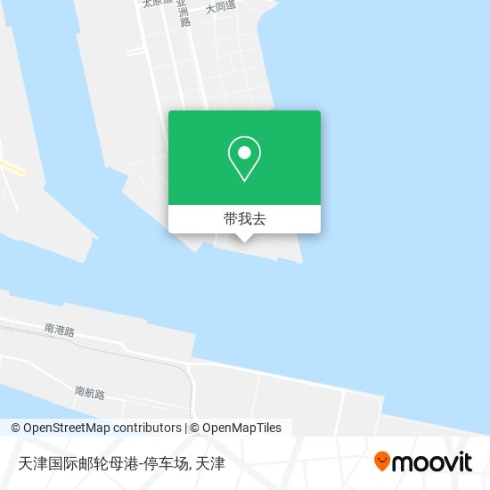 天津国际邮轮母港-停车场地图