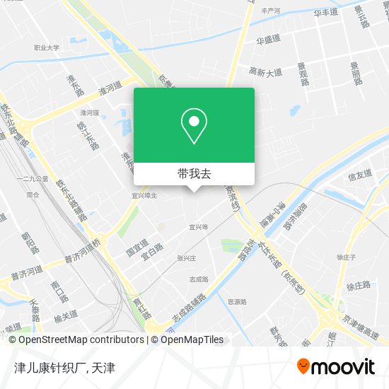 津儿康针织厂地图