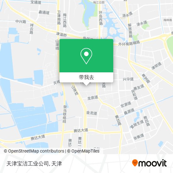 天津宝洁工业公司地图