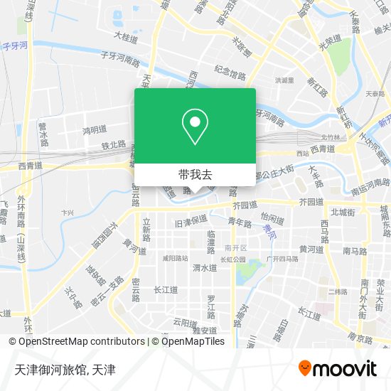 天津御河旅馆地图