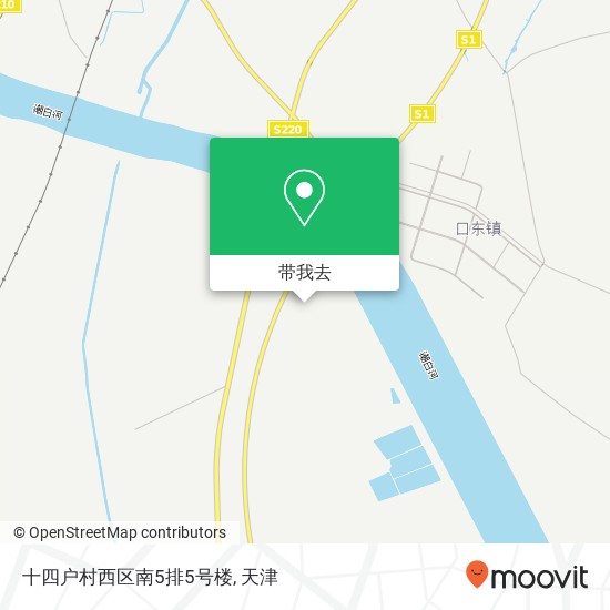 十四户村西区南5排5号楼地图