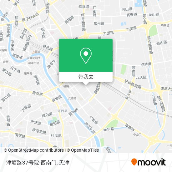 津塘路37号院-西南门地图