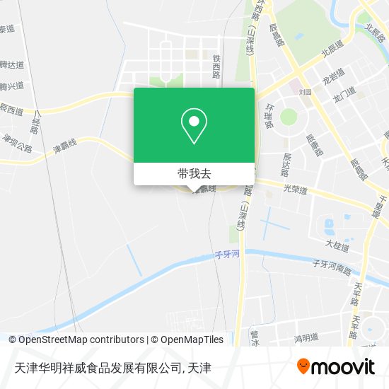 天津华明祥威食品发展有限公司地图
