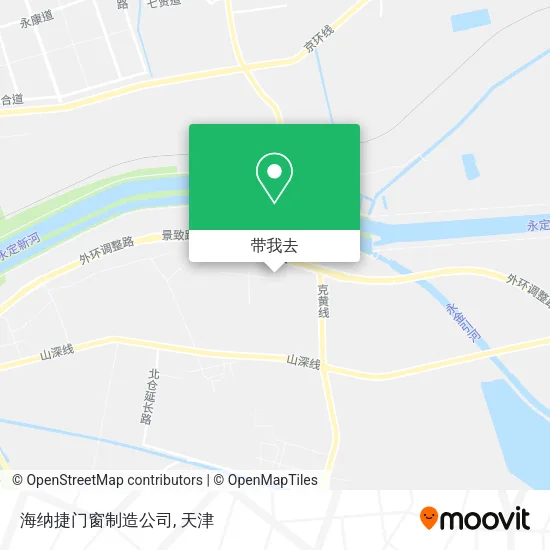 海纳捷门窗制造公司地图