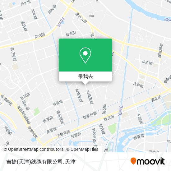 吉捷(天津)线缆有限公司地图