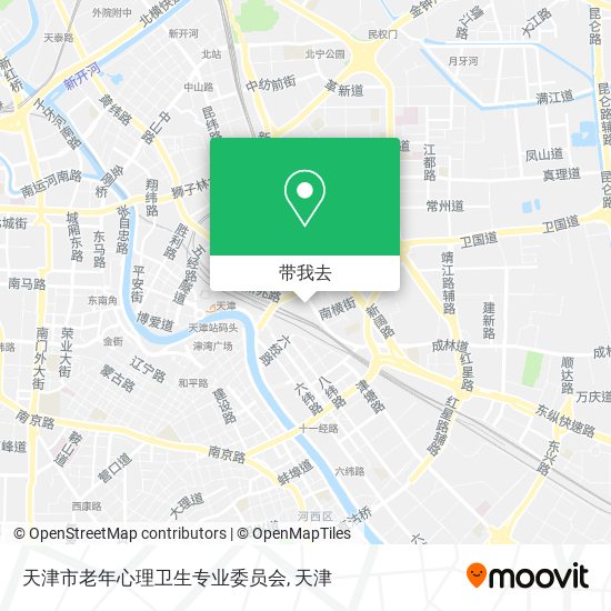 天津市老年心理卫生专业委员会地图