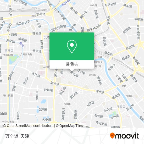 万全道地图