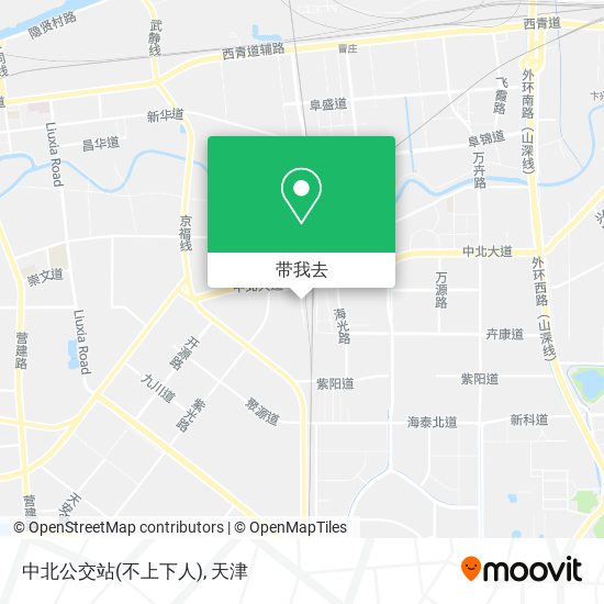 中北公交站(不上下人)地图