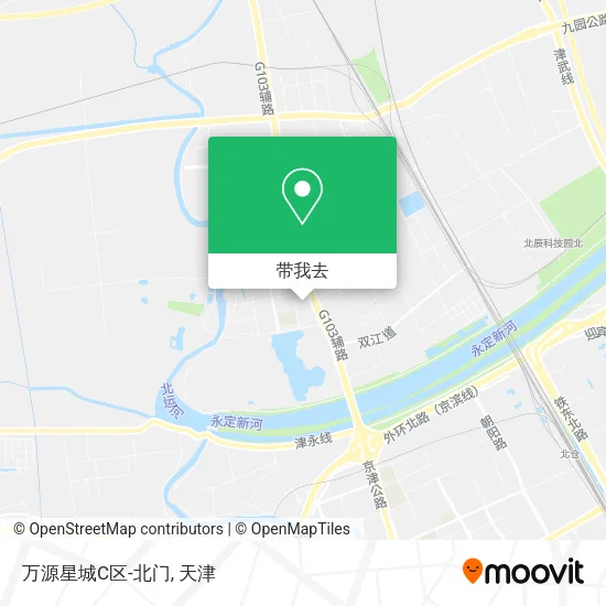 万源星城C区-北门地图