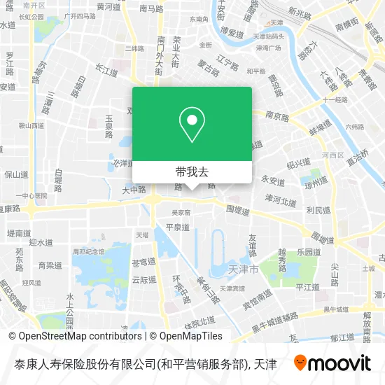 泰康人寿保险股份有限公司(和平营销服务部)地图