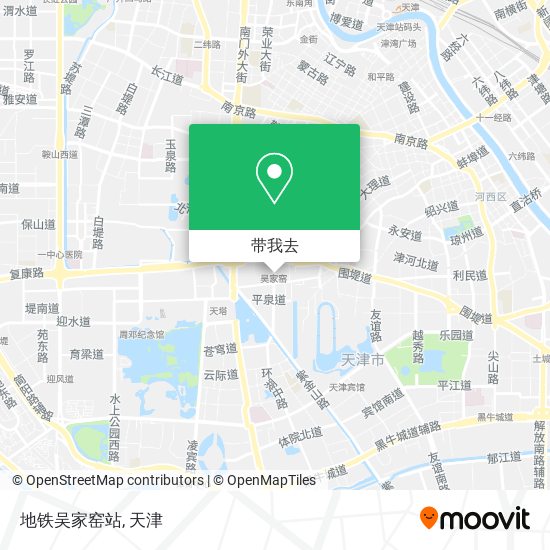 地铁吴家窑站地图