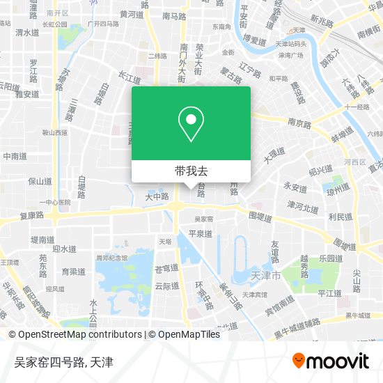 吴家窑四号路地图