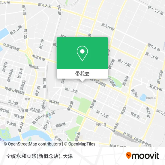 全统永和豆浆(新概念店)地图