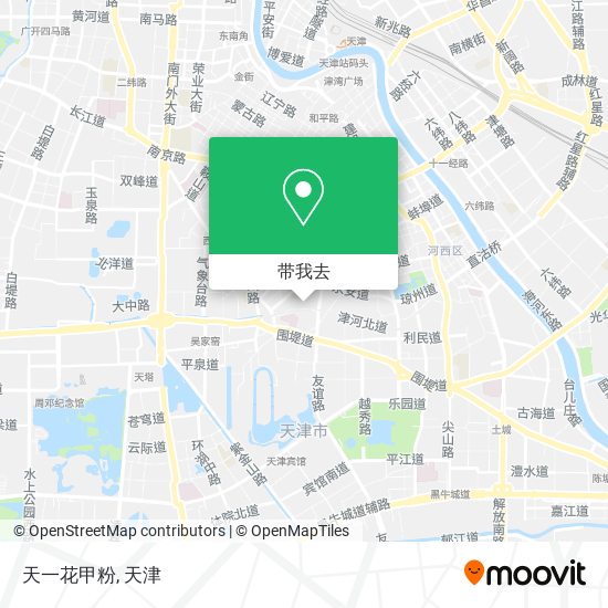 天一花甲粉地图