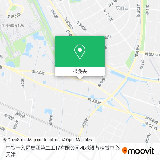 中铁十六局集团第二工程有限公司机械设备租赁中心地图
