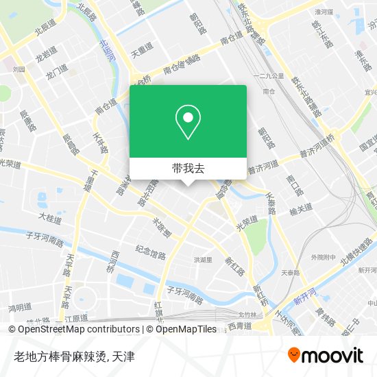老地方棒骨麻辣烫地图