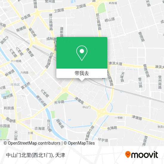 中山门北里(西北1门)地图