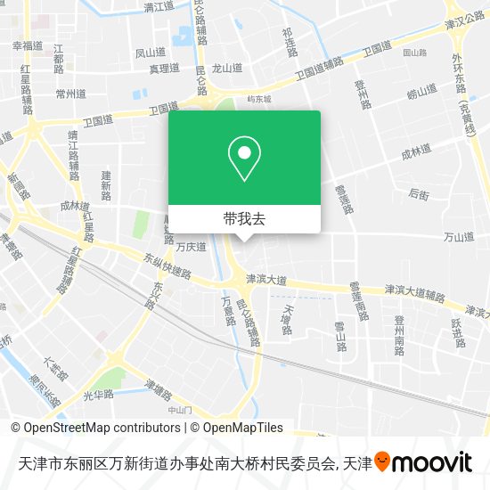 天津市东丽区万新街道办事处南大桥村民委员会地图