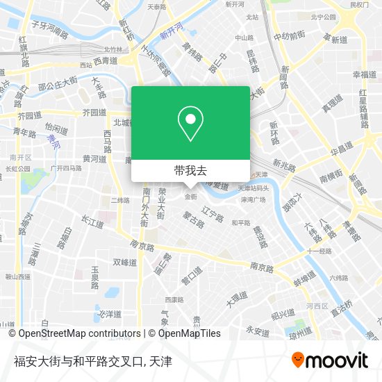 福安大街与和平路交叉口地图
