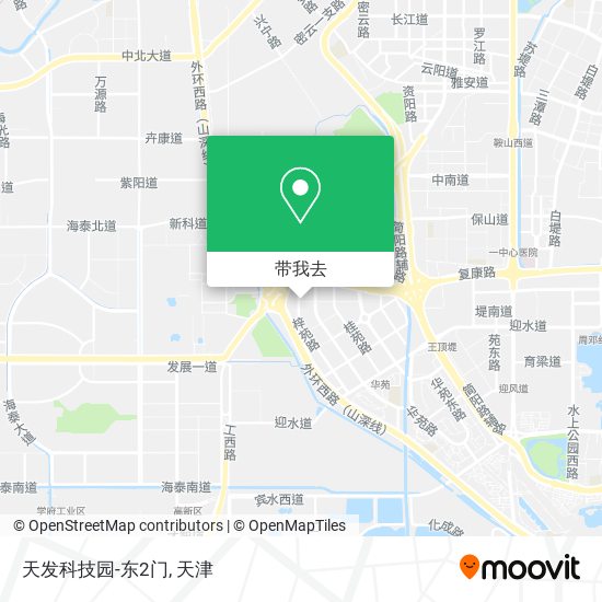 天发科技园-东2门地图