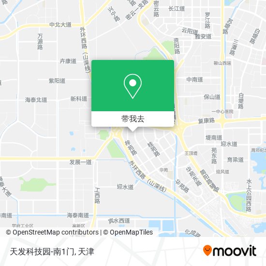 天发科技园-南1门地图