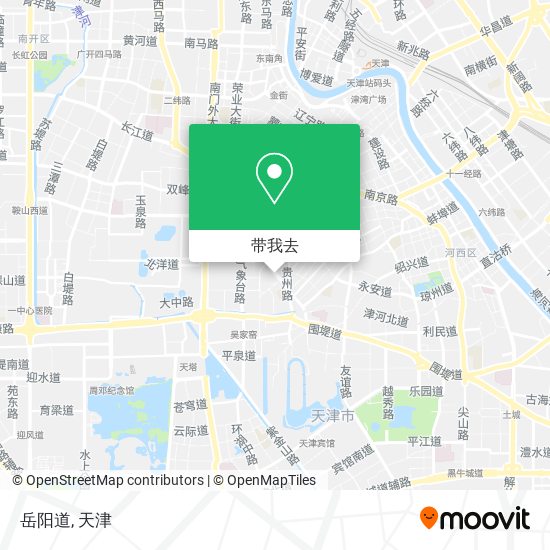 岳阳道地图