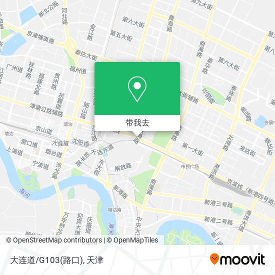 大连道/G103(路口)地图