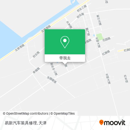 易新汽车装具修理地图