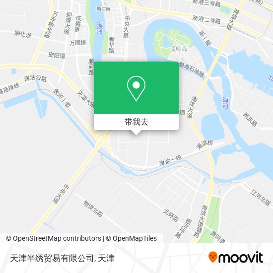 天津半绣贸易有限公司地图