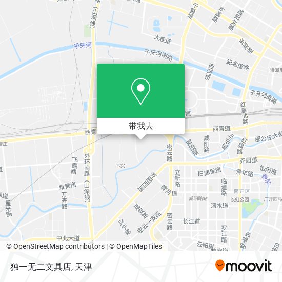 独一无二文具店地图