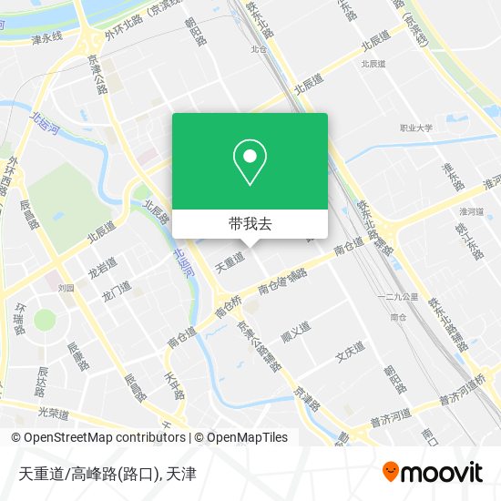天重道/高峰路(路口)地图