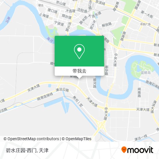 碧水庄园-西门地图